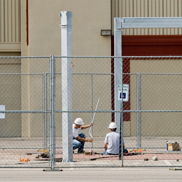 how much time can i rent the temporary fence for my building site or event in Lake McMurray